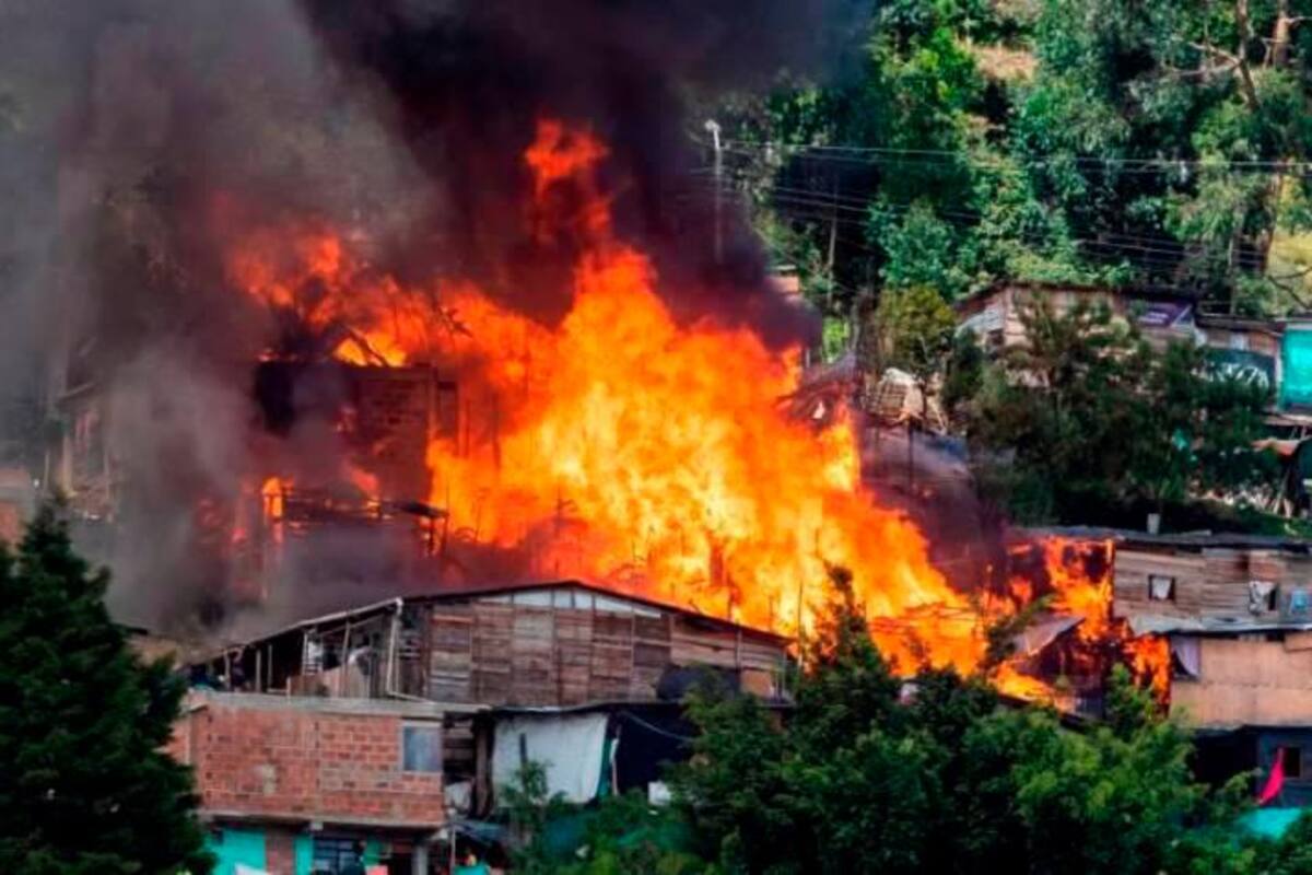 ¡Insólito! Incendió la casa porque su mujer no lo dejó salir con sus amigos