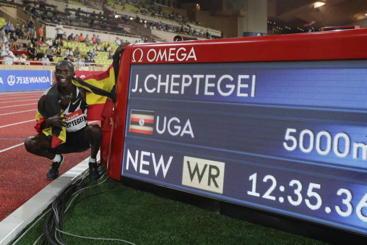 Cheptegei, récord en los 5.000 metros, en la reanudación de la Liga Diamante