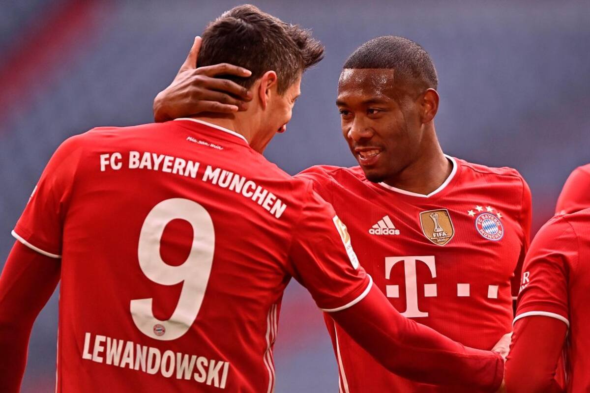 Robert Lewandowski marcó triplete en la goleada del Bayern Múnich