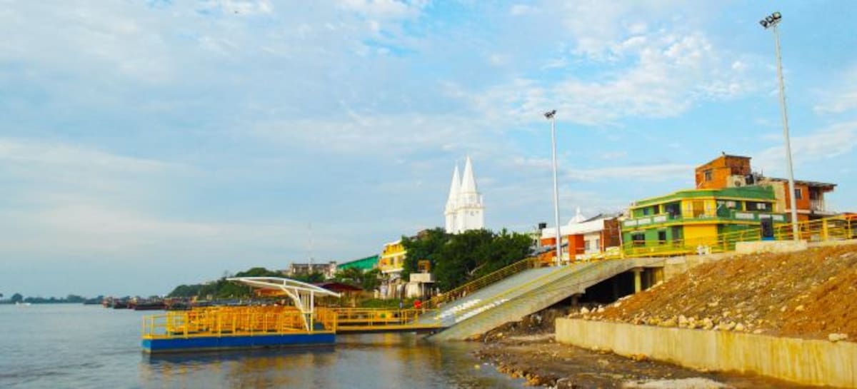 El nuevo muelle fluvial beneficiará a más de 500 mil pasajeros provenientes de Bolívar, Sucre y Magdalena. CORTESÍA
