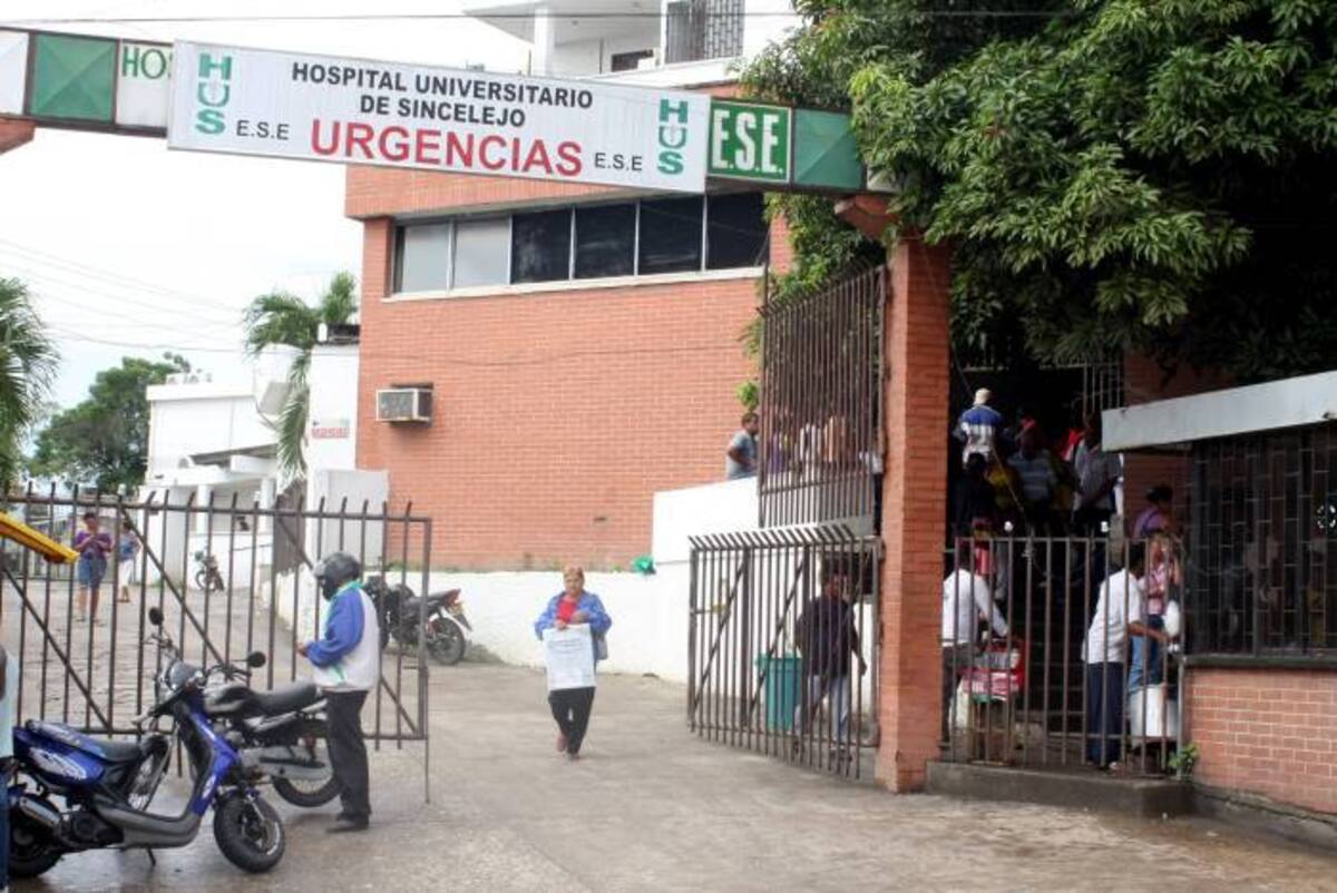 Hospital Universitario de Sucre MANUEL SANTIAGO PÉREZ /EL UNIVERSAL/