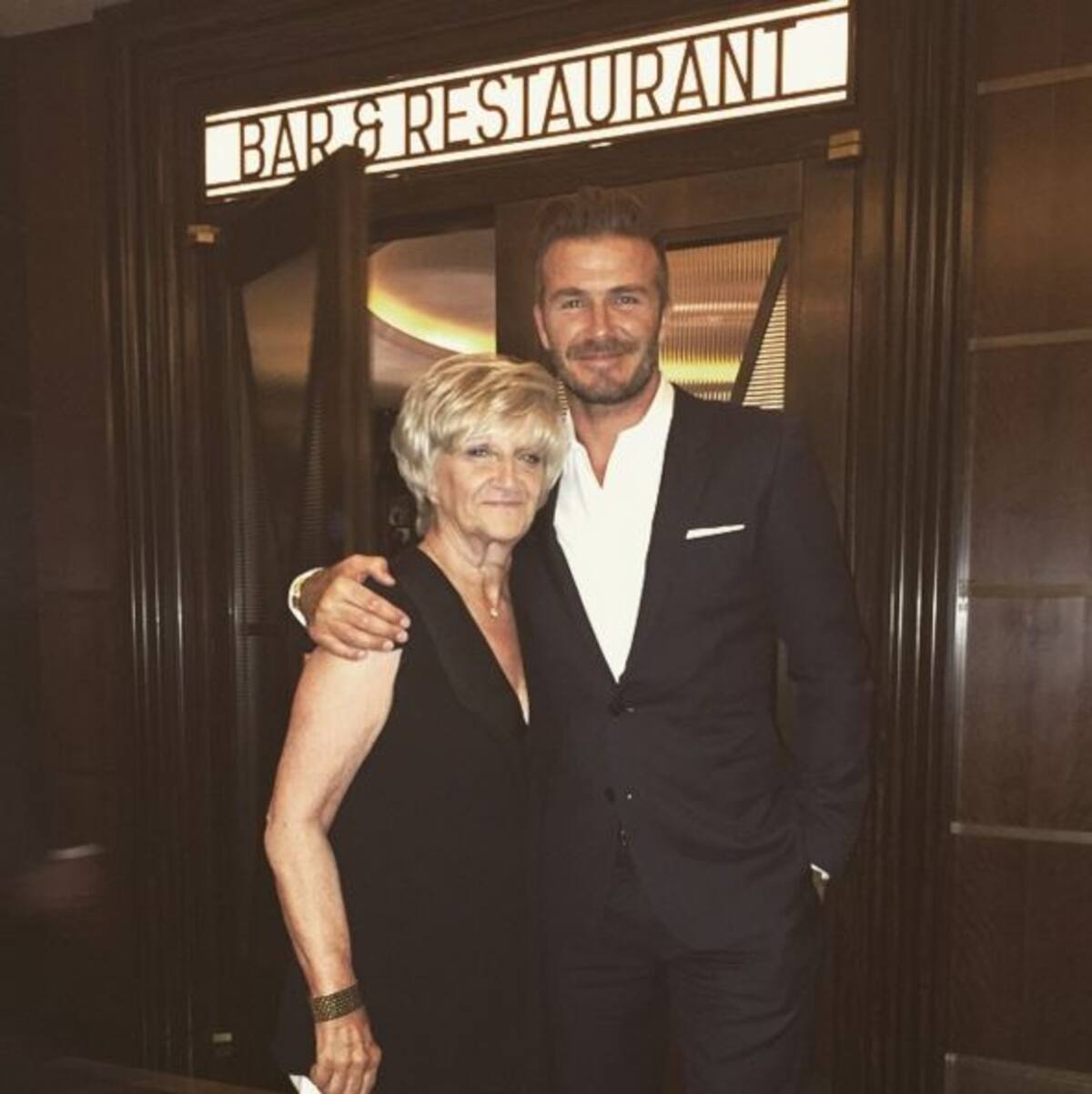 David y su mamá. INSTAGRAM @davidbeckham