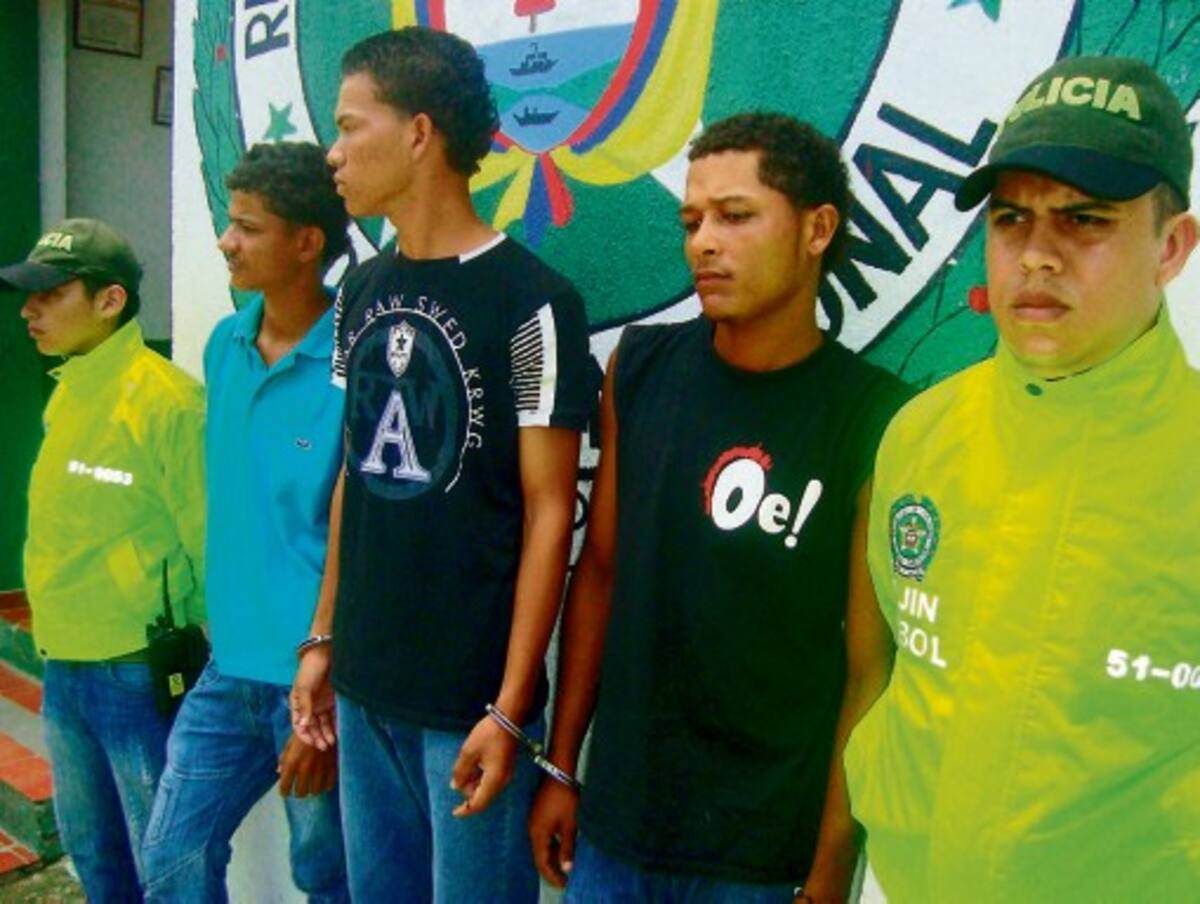 Los capturados fueron asegurados por un Juez de Control de Garantías por el delito de acceso carnal violento con menor de 14 años. Cortesía