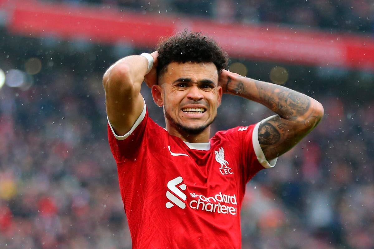 Video: el gol de Luis Díaz en el empate transitorio del Liverpool ante Brighton