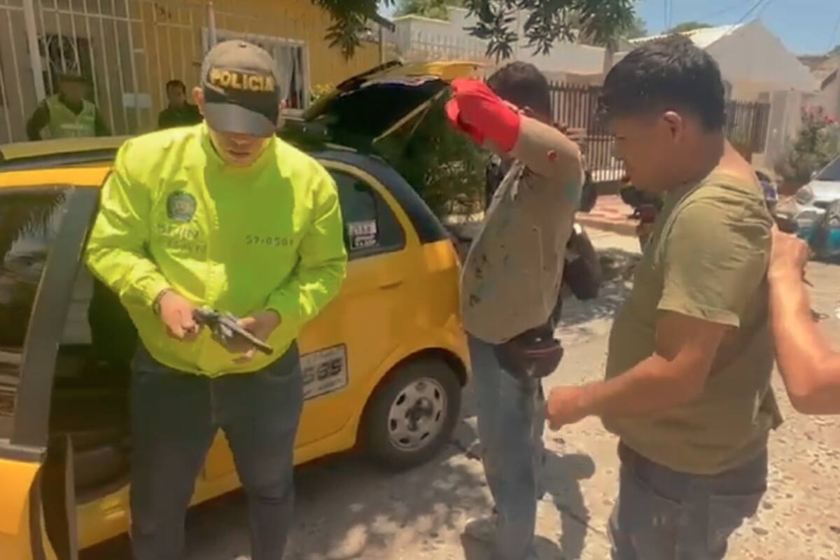 Según Policía, el ‘Adán’ y el ‘Xavierciño’ utilizaban un taxi para atracar