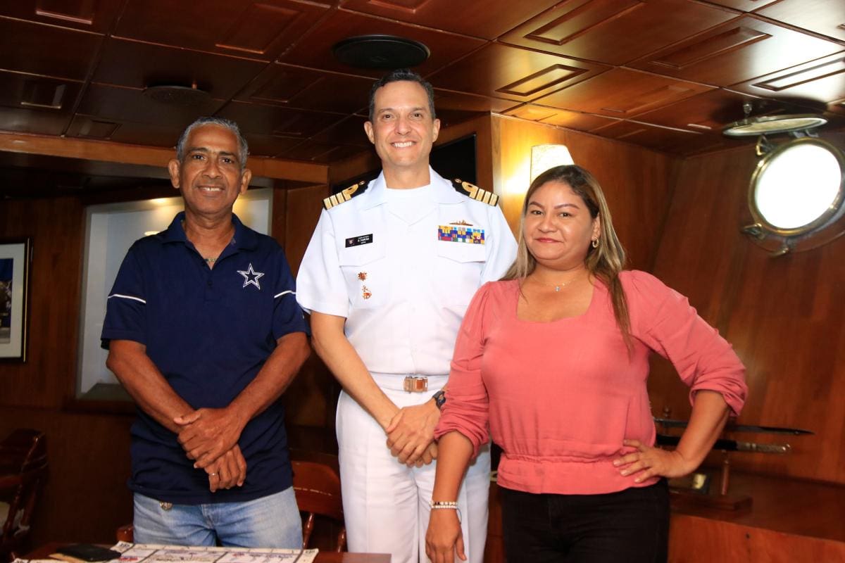 Wilson Villadiego, Ricardo Farfán y Lady González.