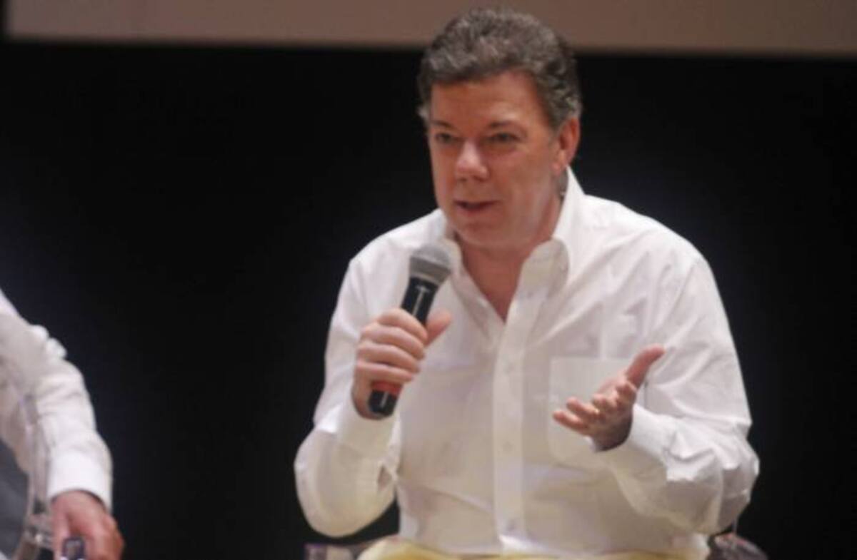 Juan Manuel Santos, presidente de Colombia. EL UNIVERSAL, ÓSCAR DÍAZ