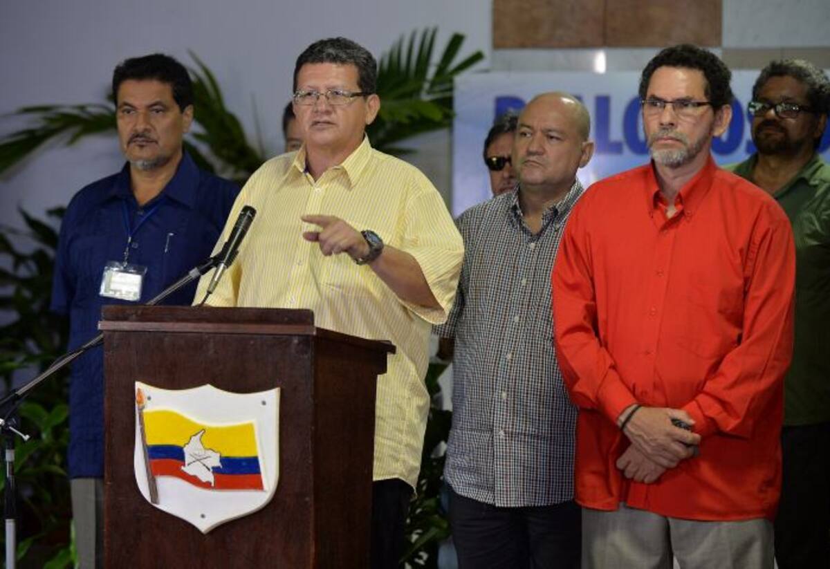 Negociodores de las Farc en La Habana. COLPRENSA