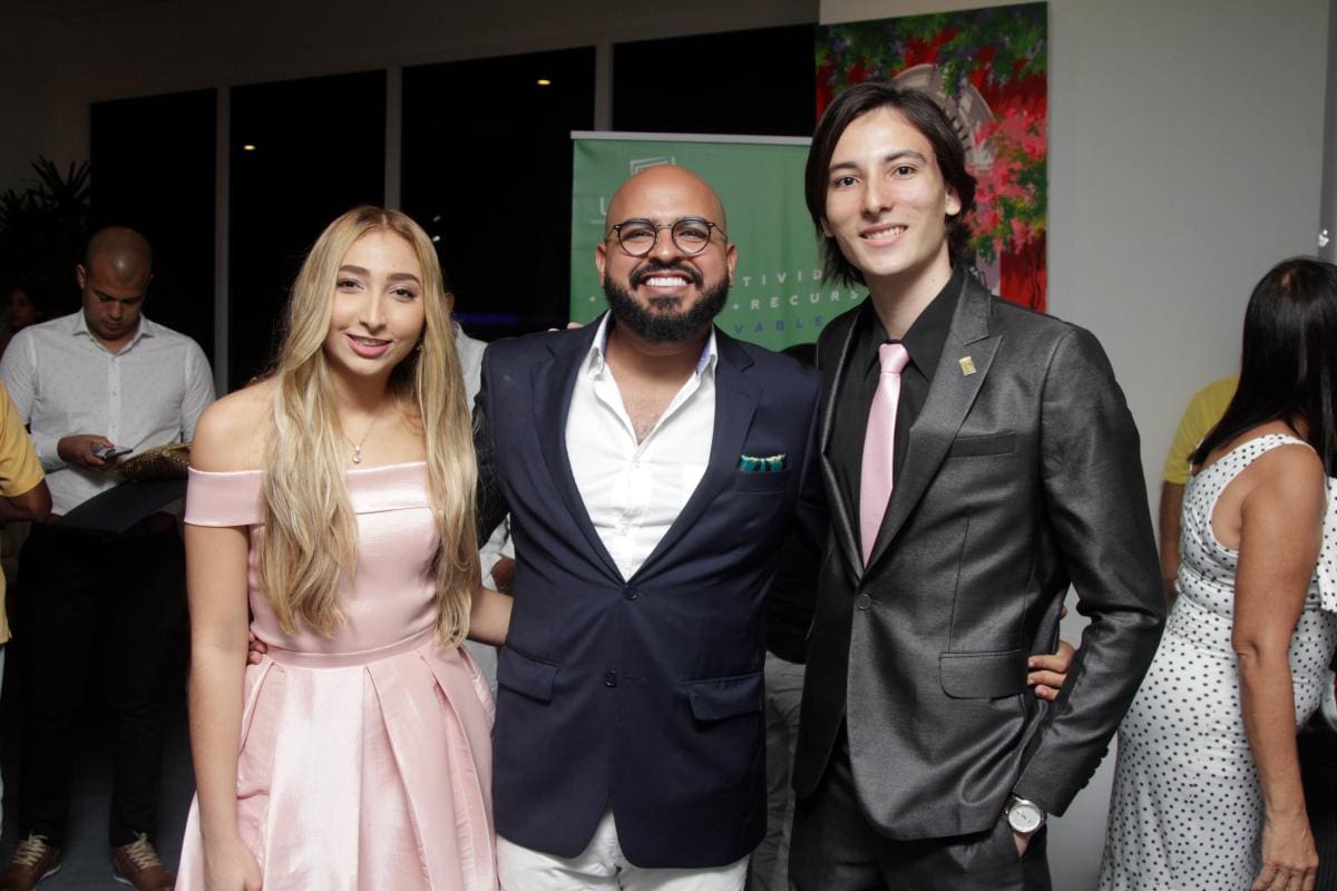 Daniela Pájaro, Rubén Egea y Ernesto Carlos Buelvas.