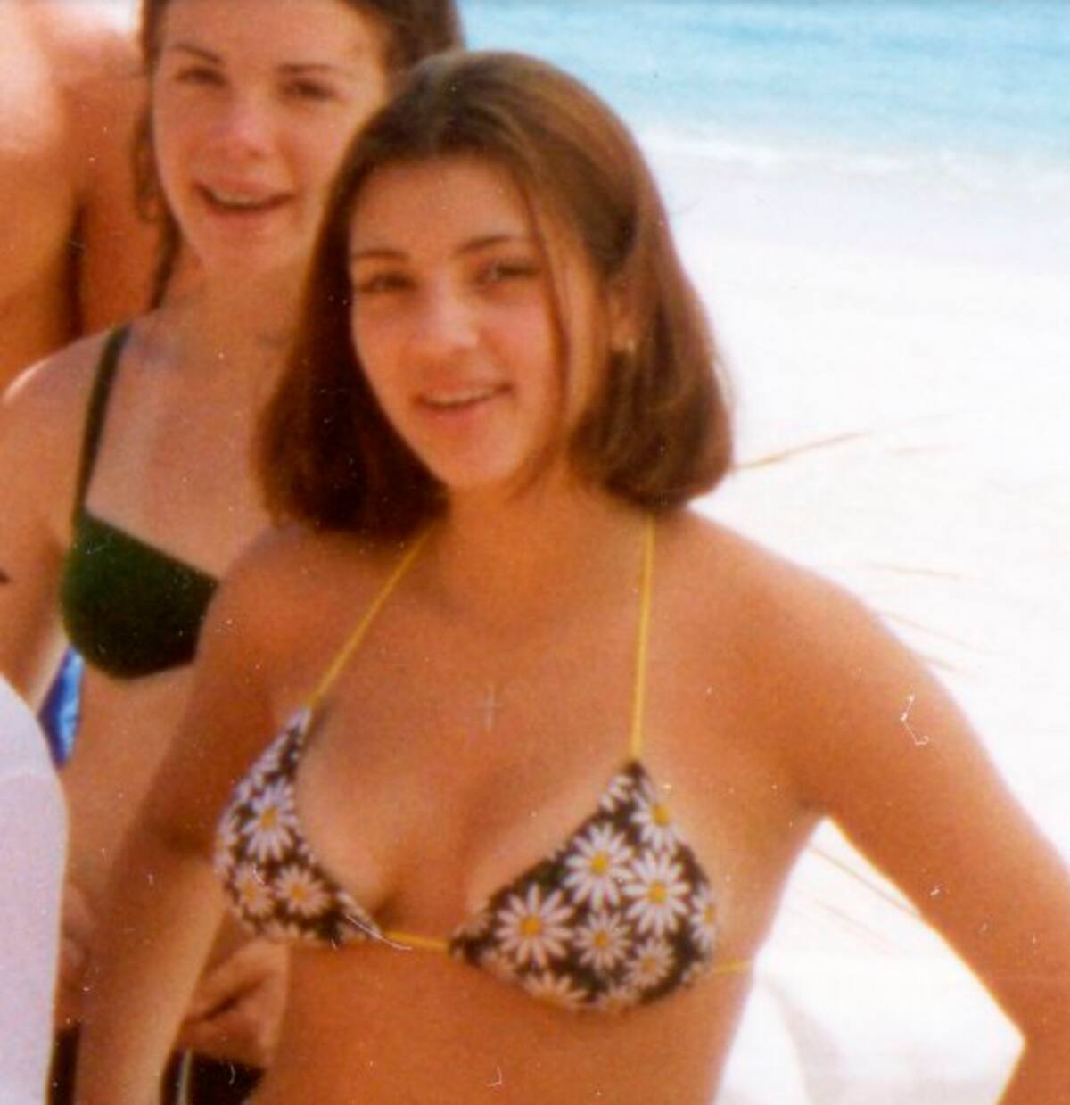 Kim Kardashian en 1994, cuando tenía 14 años.