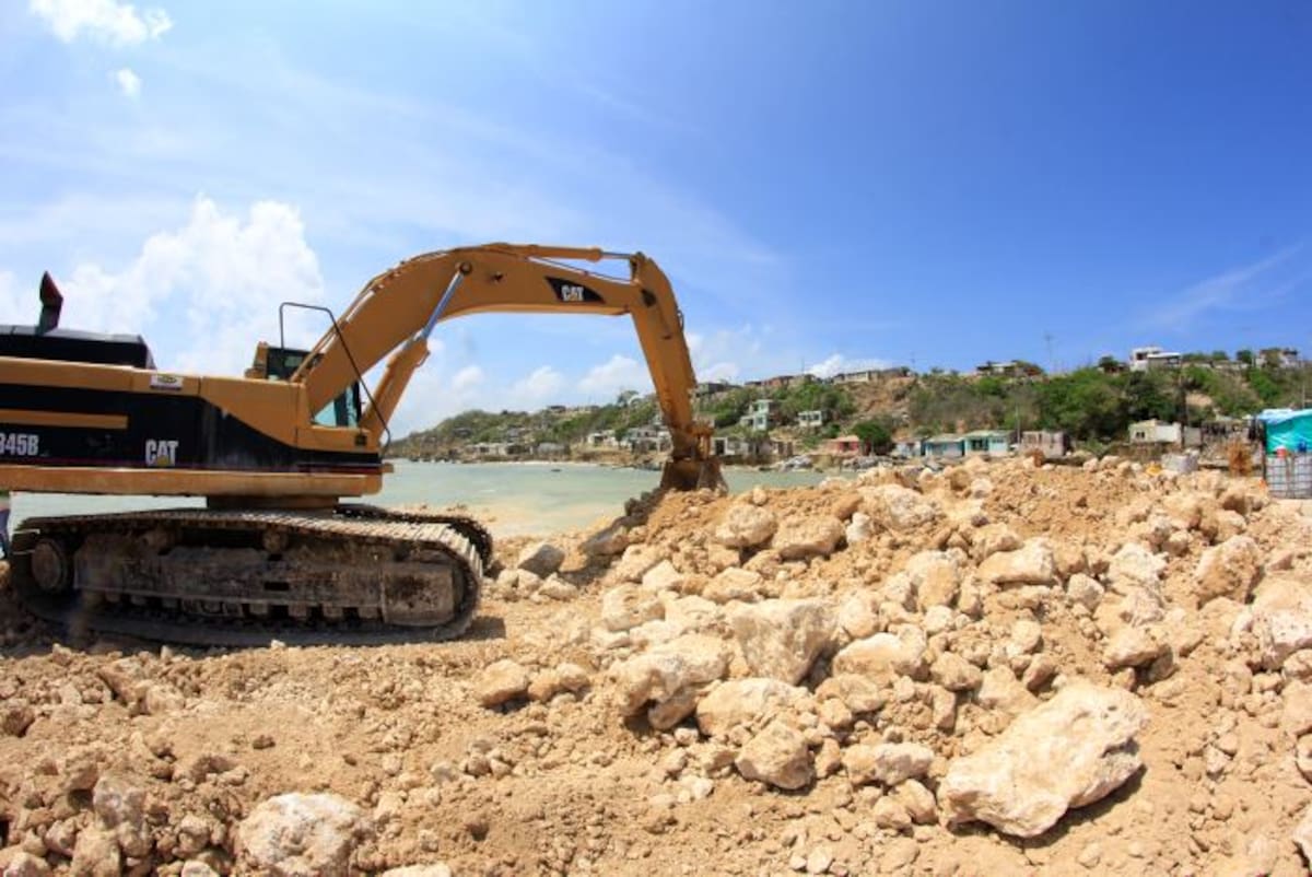 Comienzo de las obras en Tierrabomba. CORTESÍA