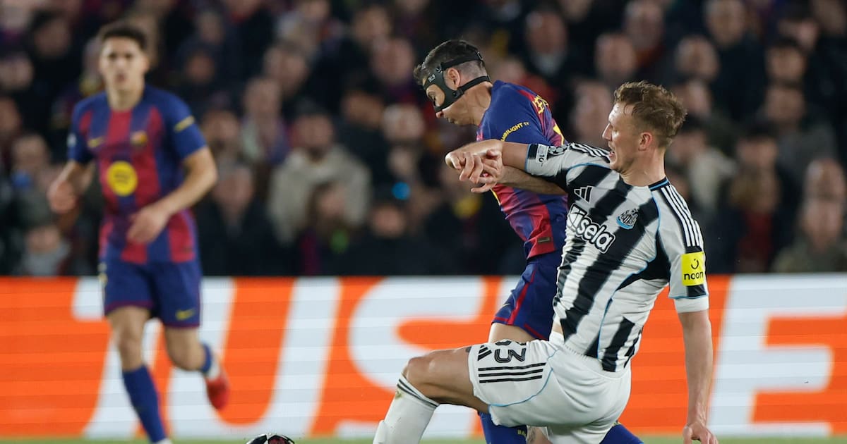 Video: Goal festival in the first half between Barcelona and Newcastle