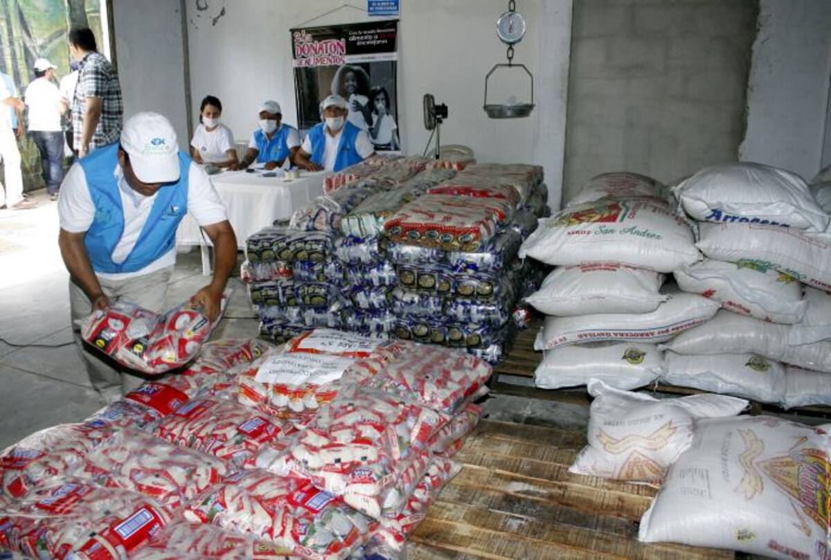 En la segunda Donatón de Alimentos fueron recolectadas más de 35 toneladas de estos.