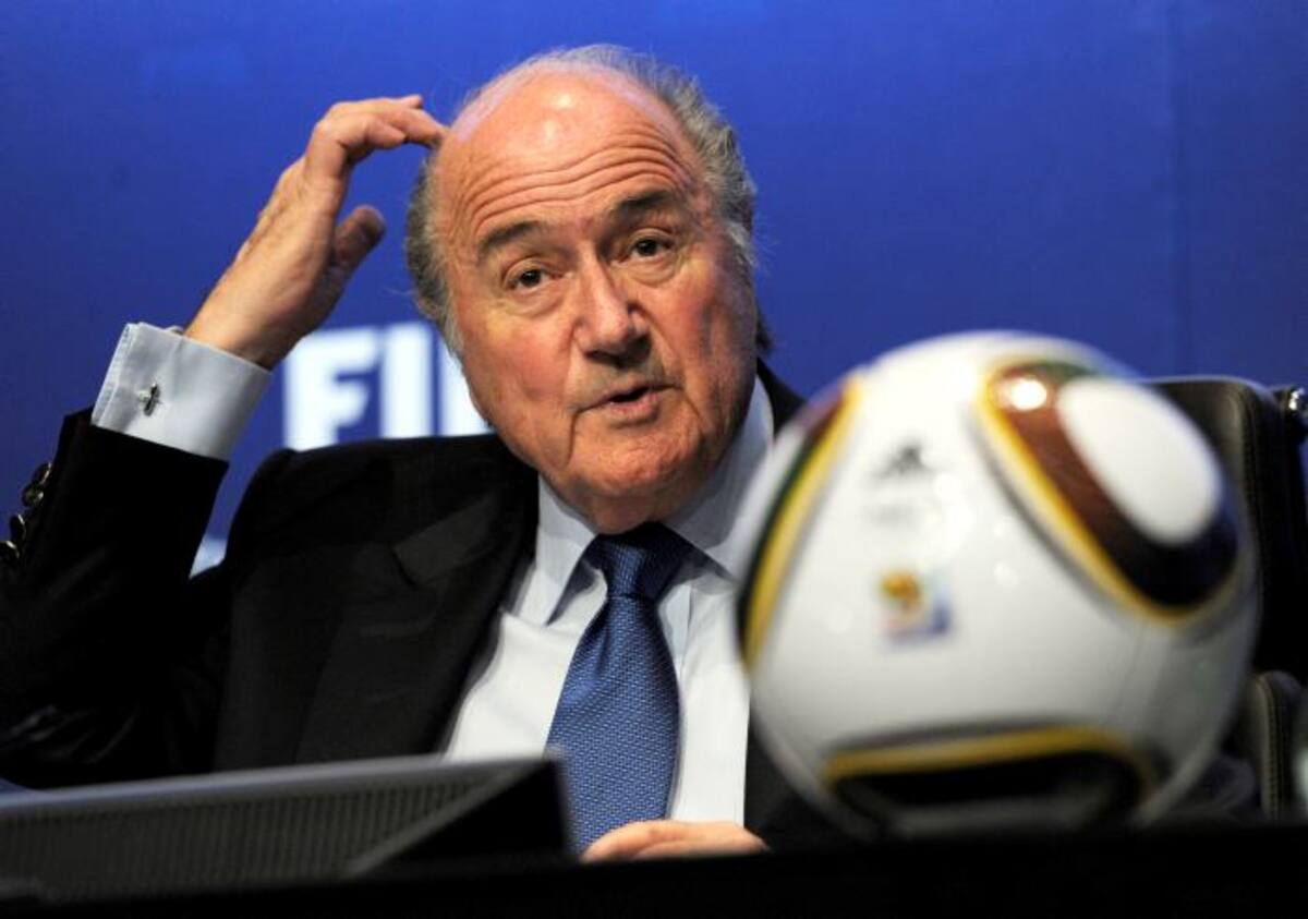 El presidente de la FIFA, Joseph Blatter, es uno de los impulsores de la tecnología de Gol en el fútbol. AP