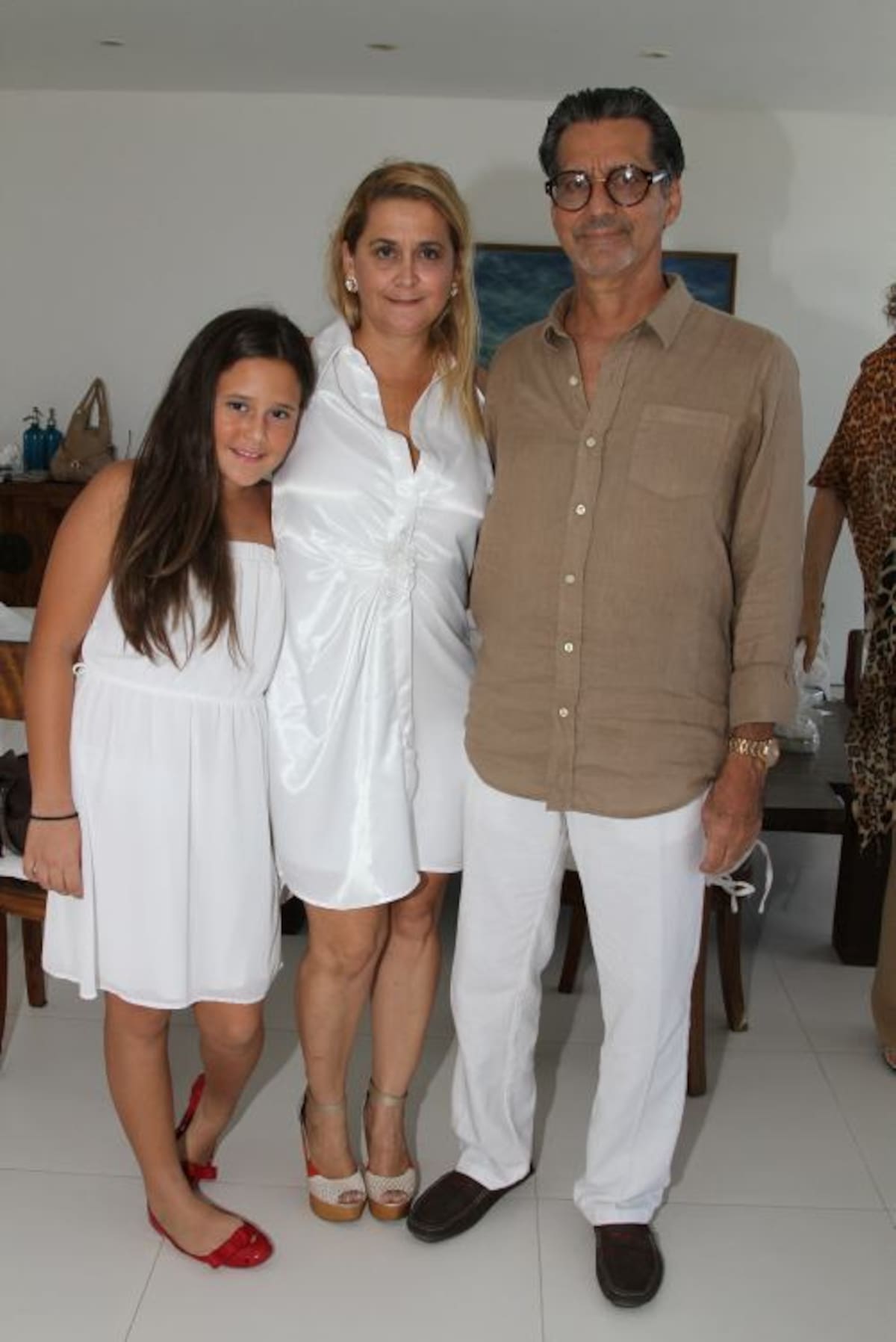 Alana Rodríguez O’brien, Nataly O'Brien y Guillermo Durán.