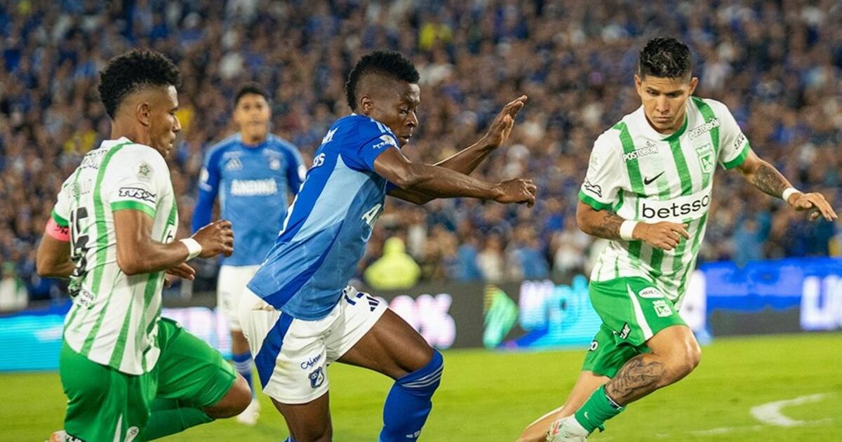 Atlético Nacional vs. Millonarios: el duelo por el cupo a la Sudamericana