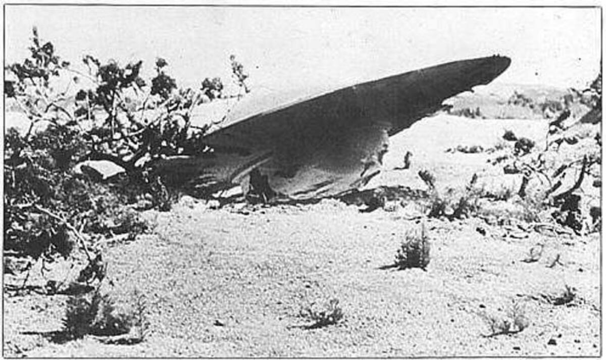 En 1947 sucedió un presunto choque de una nave extraterrestre en Roswell.