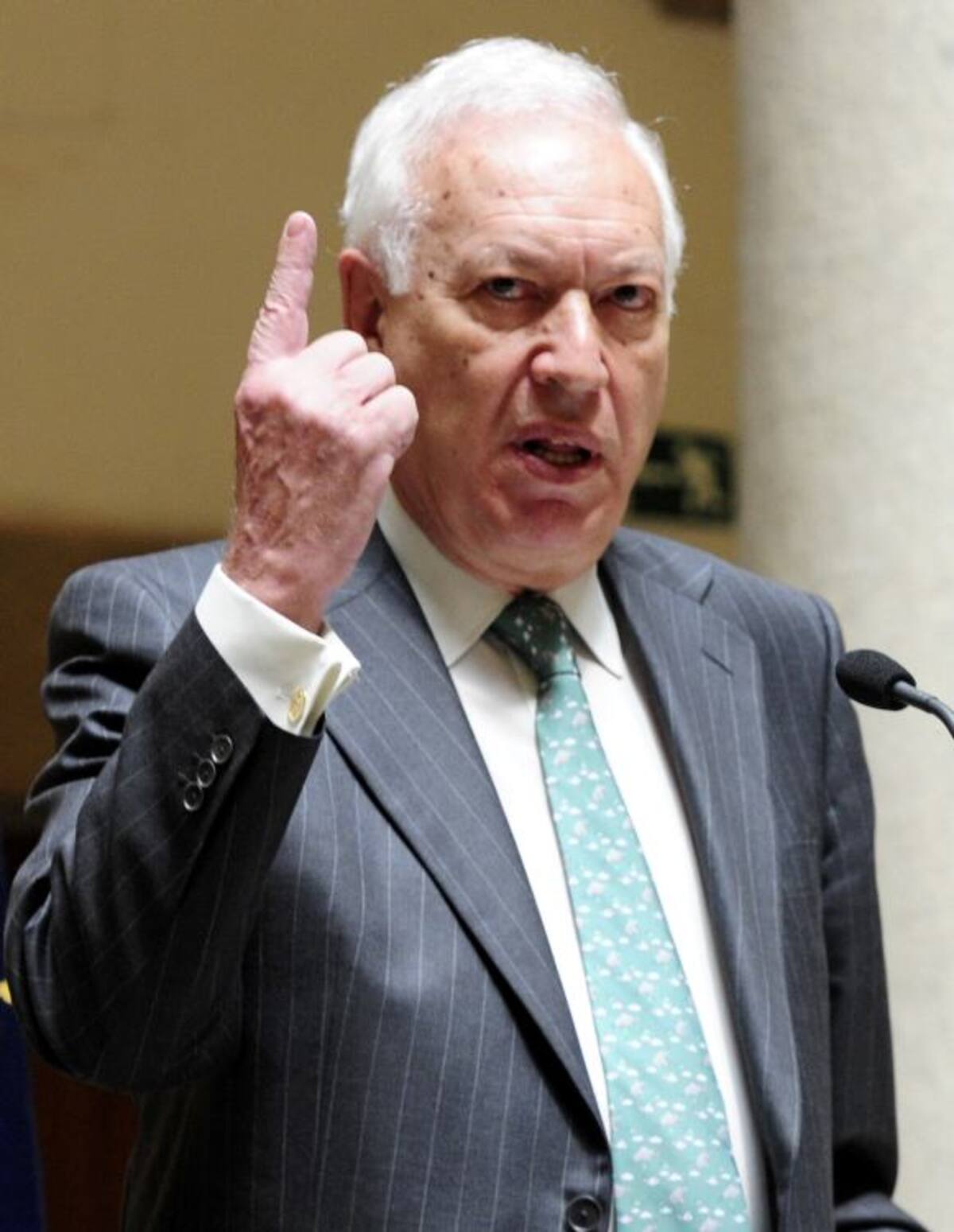 José Manuel García-Margallo, ministro de Asuntos Exteriores de España. AFP JAVIER SORIANO