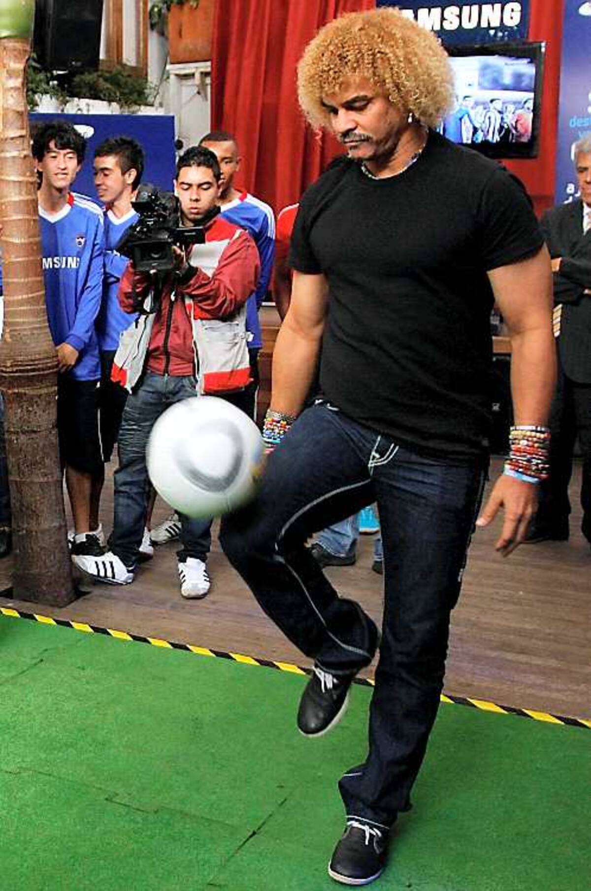 Carlos 'el Pibe' Valderrama.