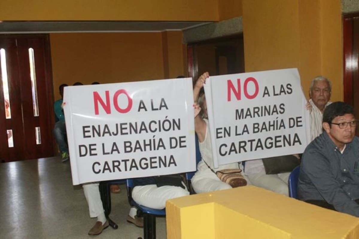 En el debate, el Concejo revisó la conveniencia y legalidad de algunas propuestas para construir marinas en jurisdicción distrital. CORTESÍA