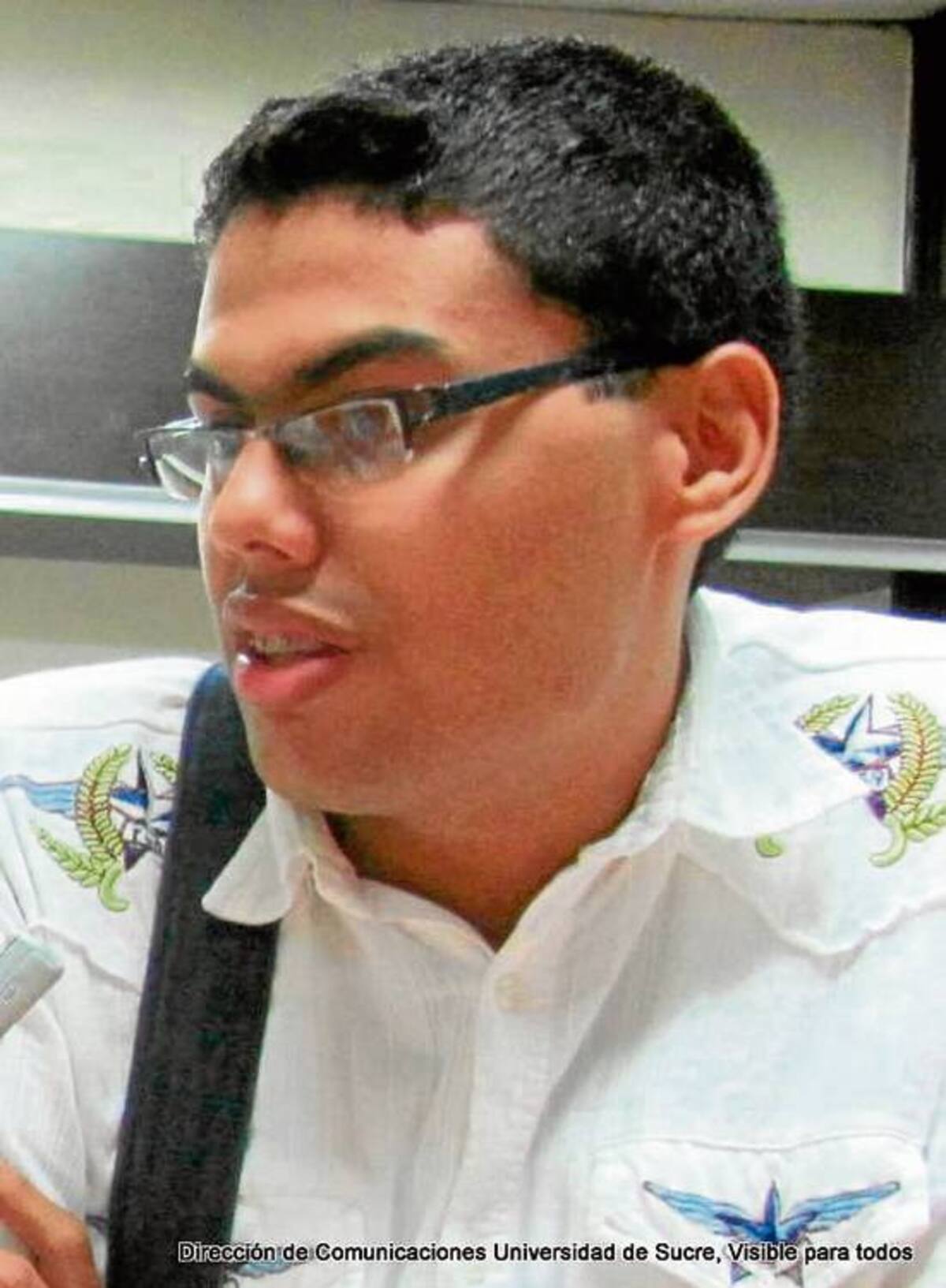 Ariel Alviz Pérez, estudiante de Unisucre.
