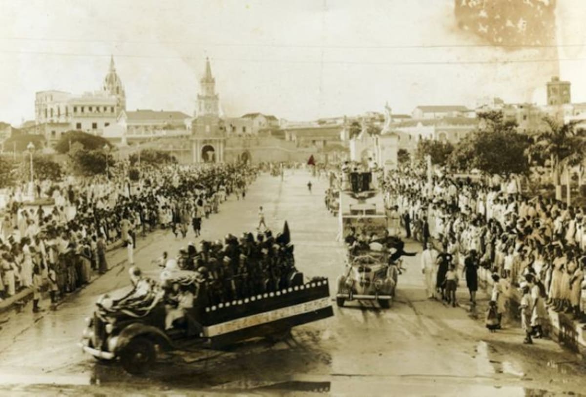 Cartagena, celebración del centenario de la Independencia. Fototeca Histórica de Cartagena