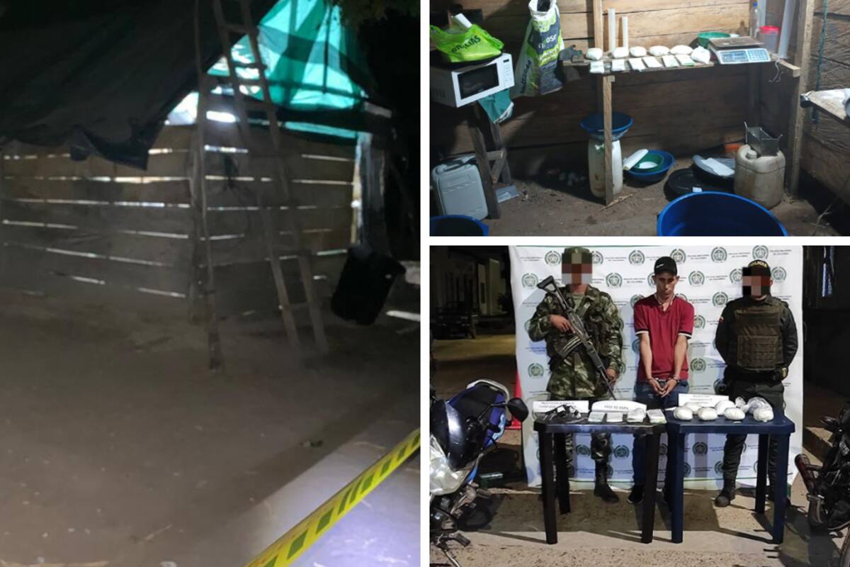 Autoridades decomisan 20 kilos de base de coca en San Marcos