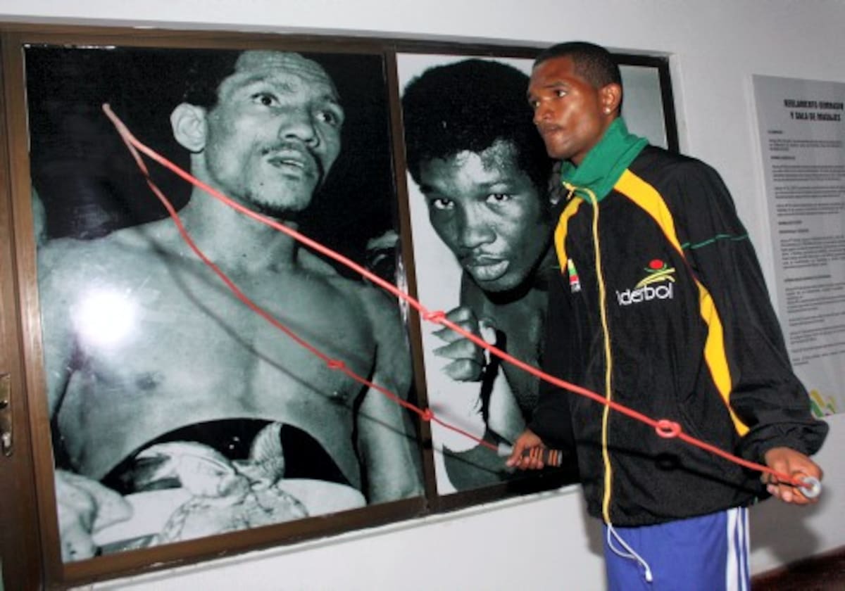 Jesús "Cuchilla" Geles entrenó con todo en el Centro de Alto Rendimiento para la Región Caribe. Luis Eduardo Herrán/El Universal