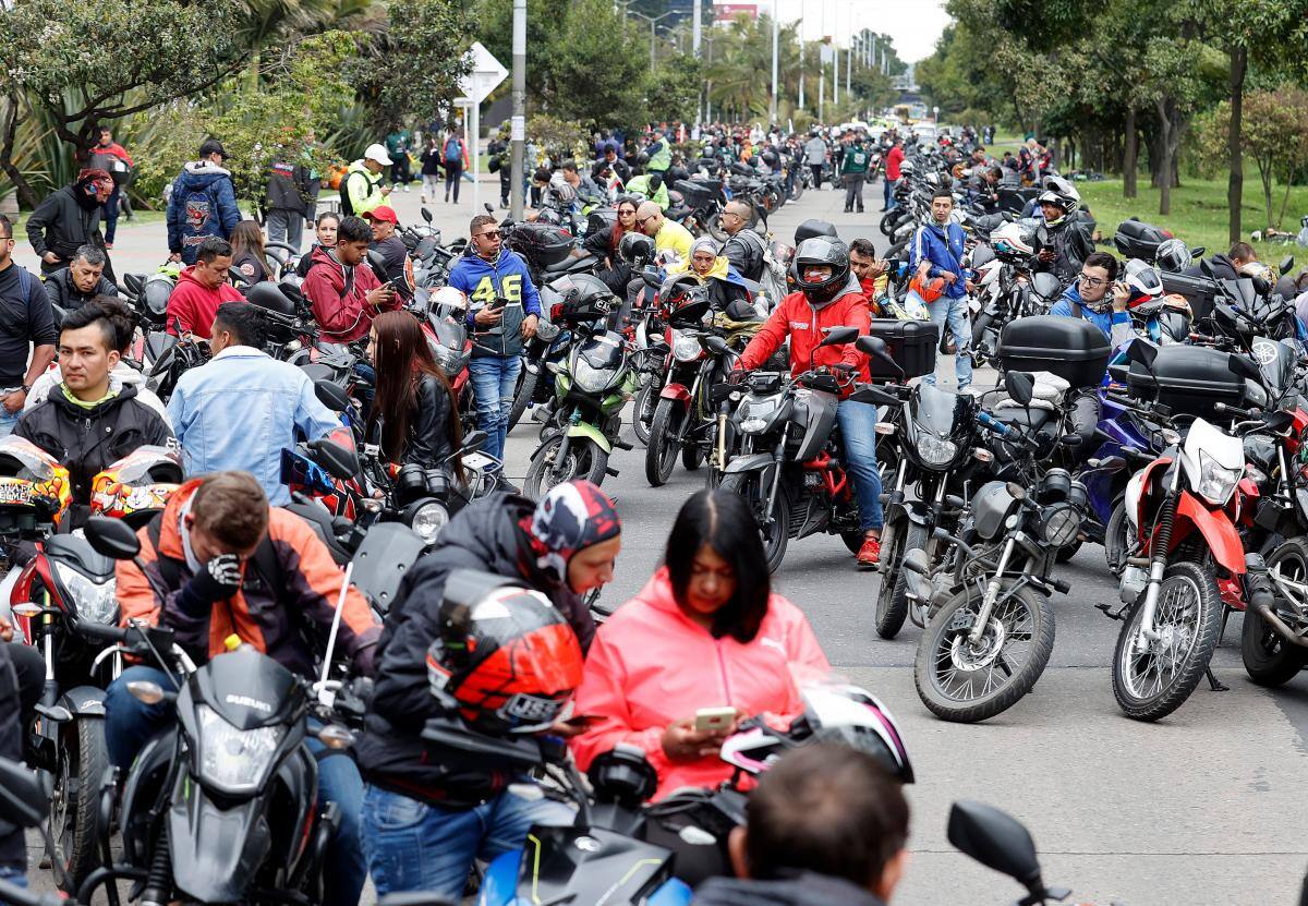 Protesta en Bogotá. //Foto: EFE