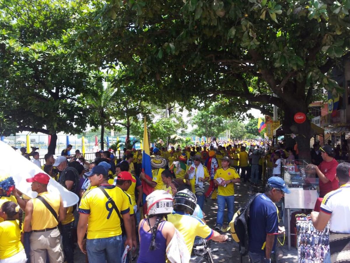 Los barranquilleros y todos los colombianos en general están emocionados por el encuentro. GABRIEL GARCÍA - EL UNIVERSAL