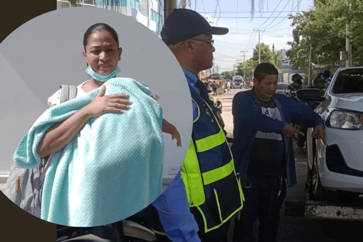Llevaba a bebé a clínica, pero le inmovilizaron el carro por pico y placa