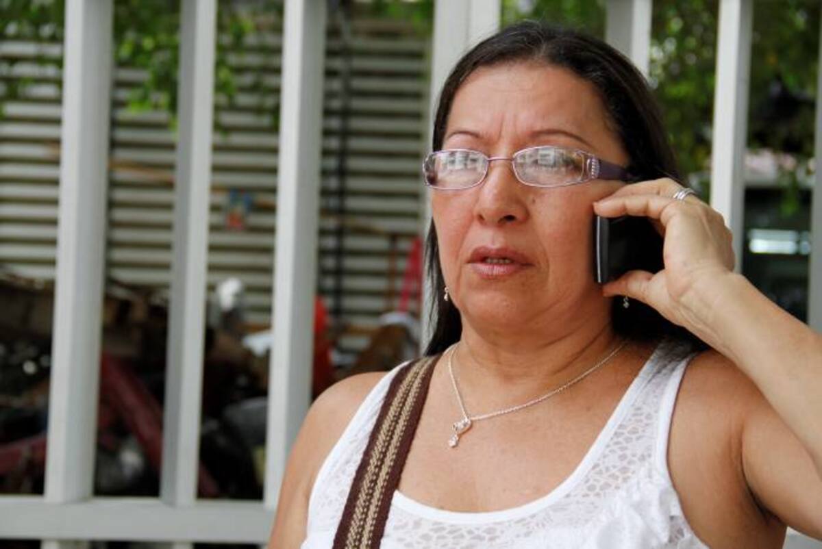 Miriam Marmolejo, madre de Yudis Gándara llegó a la Fiscafía a ver el ingreso del asesino de su hija. Luis Herrán /Q´hubo Cartagena