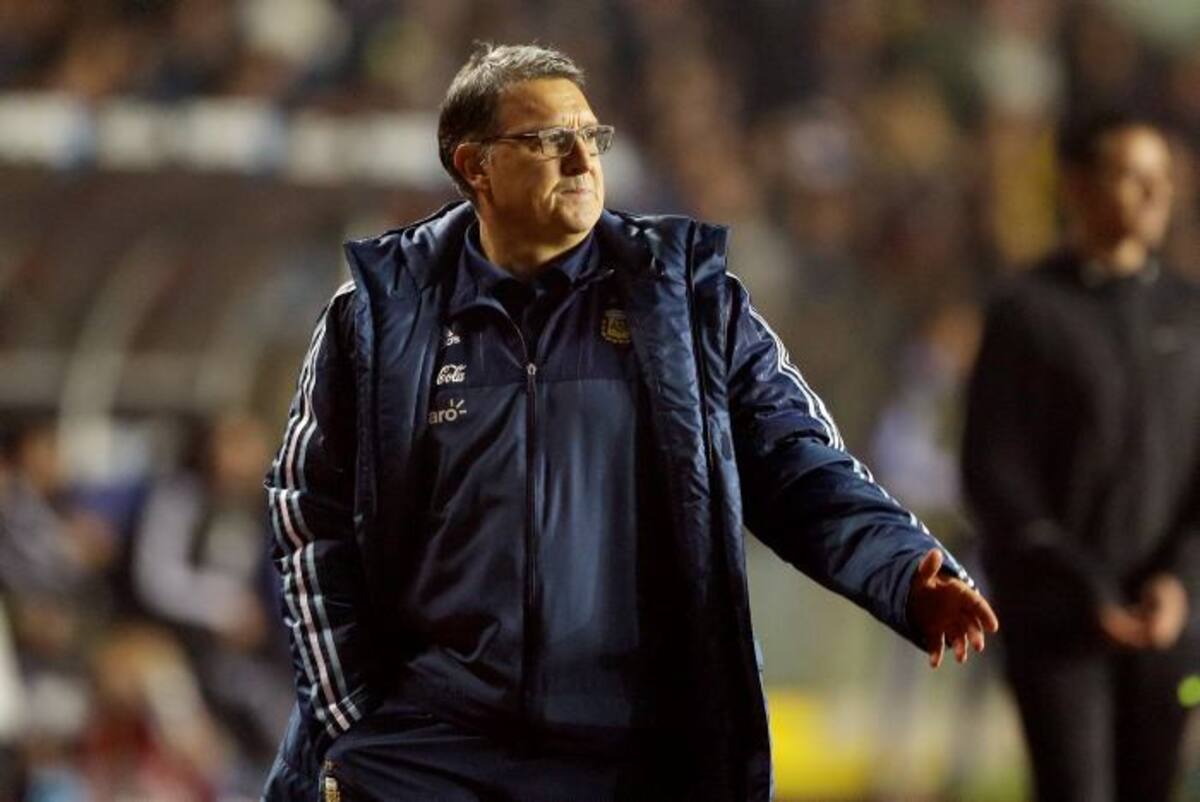 Gerardo el "tata" Martino entrenador de la Selección Argentina. AP Ricardo Mazalan