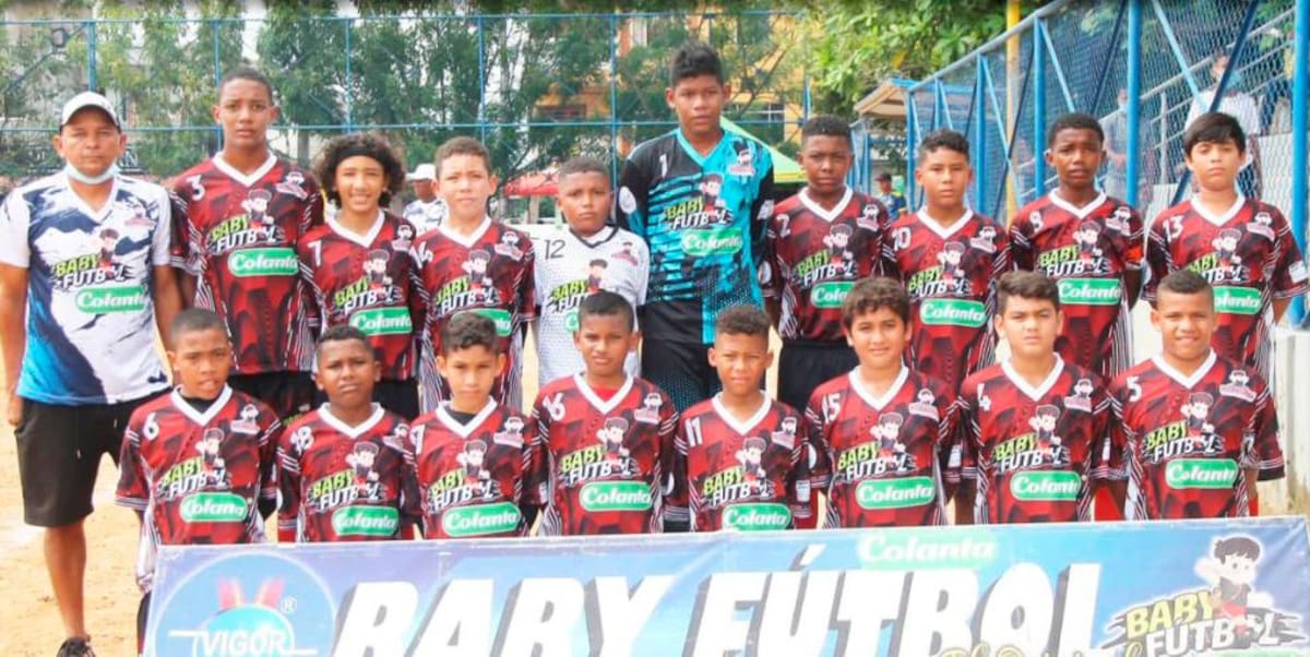 Expreso Rojo va bien en Baby fútbol. //Cortesía