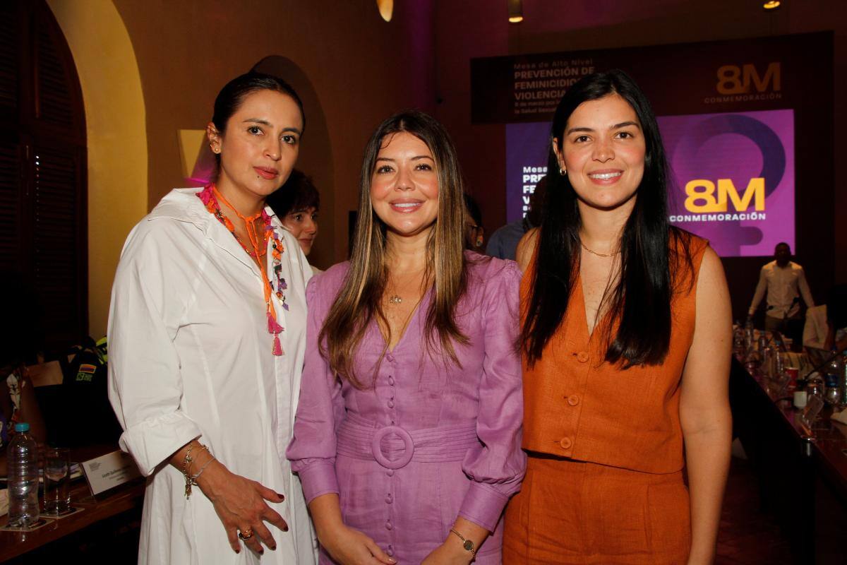 María Rangel, Juliana Aray y Nataly Bustillo.