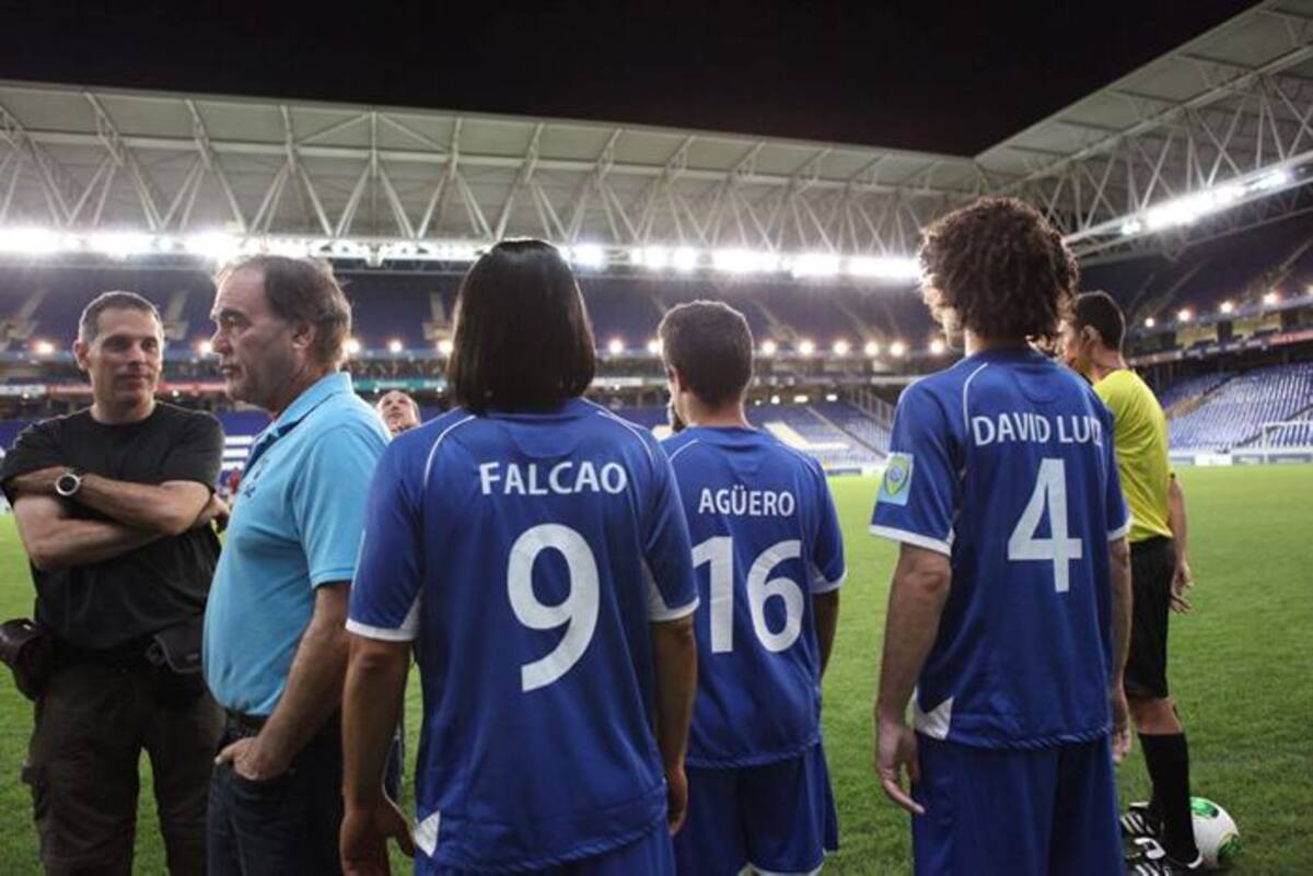 Falcao García hace parte del spot de la Copa Mundial de la FIFA de Brasil 2014. COLPRENSA
