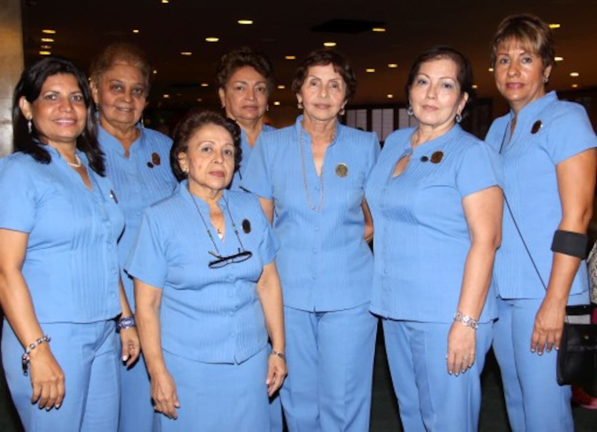 Yadira de Puello, Edelmira Cabrera, Berta Polo, Cecilia Ovalle, Lucía Isabel Acuña, Sonia Isabel Murcia y María Consuelo Arrieta.