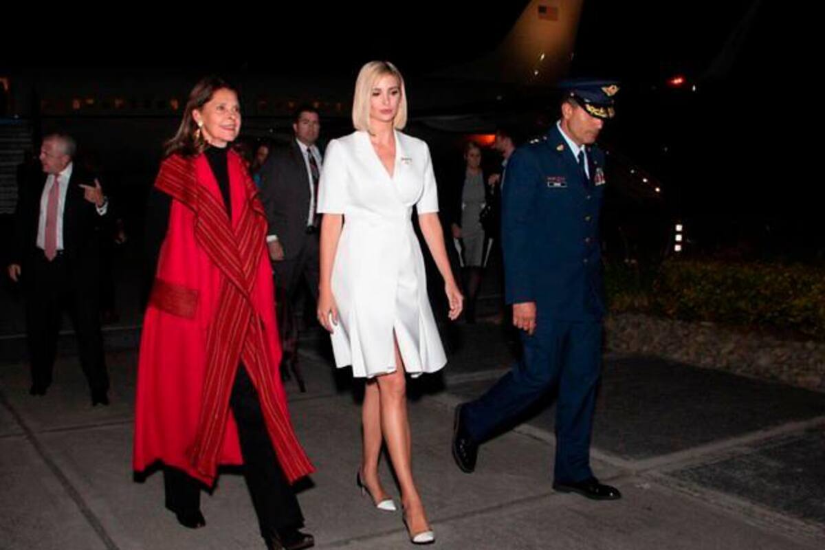 Ivanka Trump ya está en Colombia