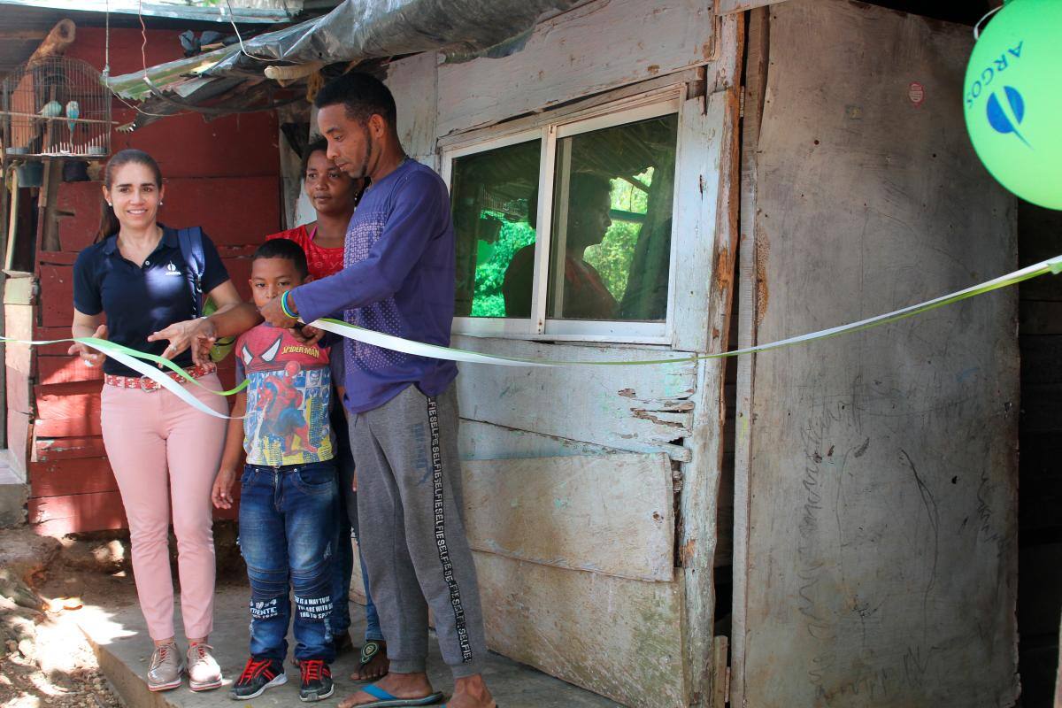 45 familias recibieron reformas en sus casas en Turbaco y Turbana