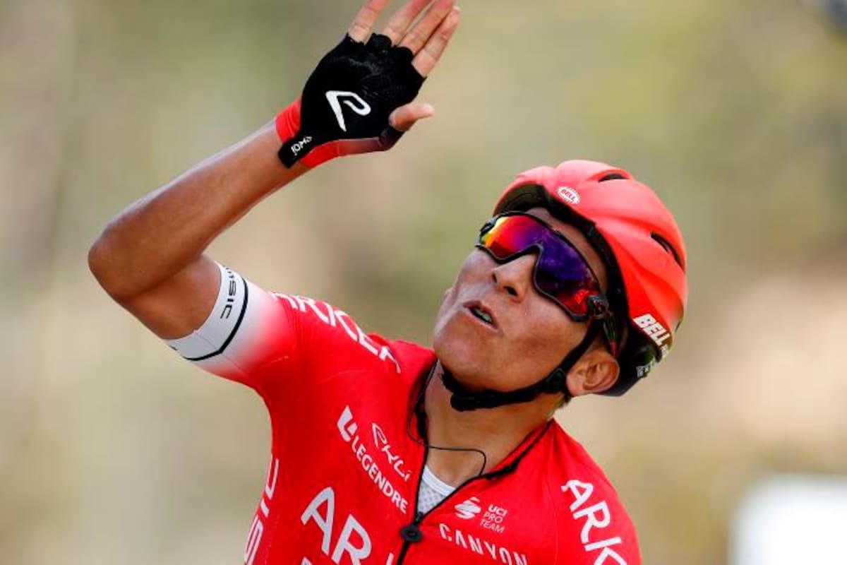 Se cayó Nairo Quintana en la primera etapa del Tour