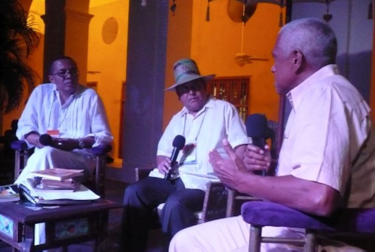 Fredy Gutiérrez Sahaud (al fondo), Weildler Guerra y Víctor Bravo Mendoza. FOTO RUBÉN DARÍO ÁLVAREZ-EL UNIVERSAL
