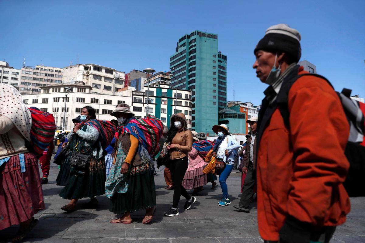 Vigilia por el retorno del partido de Evo Morales en la presidencia de Bolivia