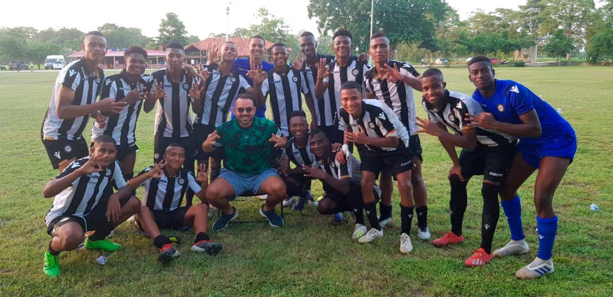 Udinese en la categoría sub-17 goleó 3-0 de visitante a Barranquilla Metrostar. //Cortesía
