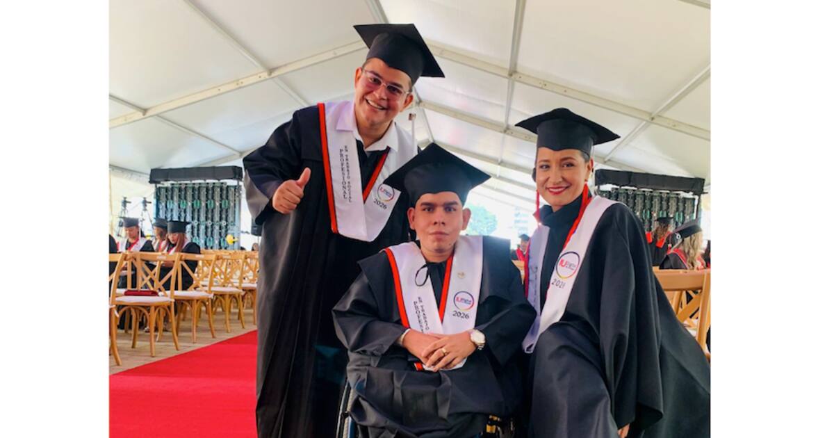 Luis Hostia: Young man with a disability who overcame all barriers