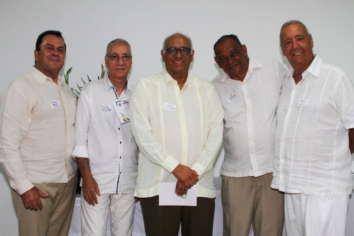 Alfonso Prada, Samir Cuéter, Álvaro Monterrosa, Wilfrido Martínez y Guillermo Gómez.