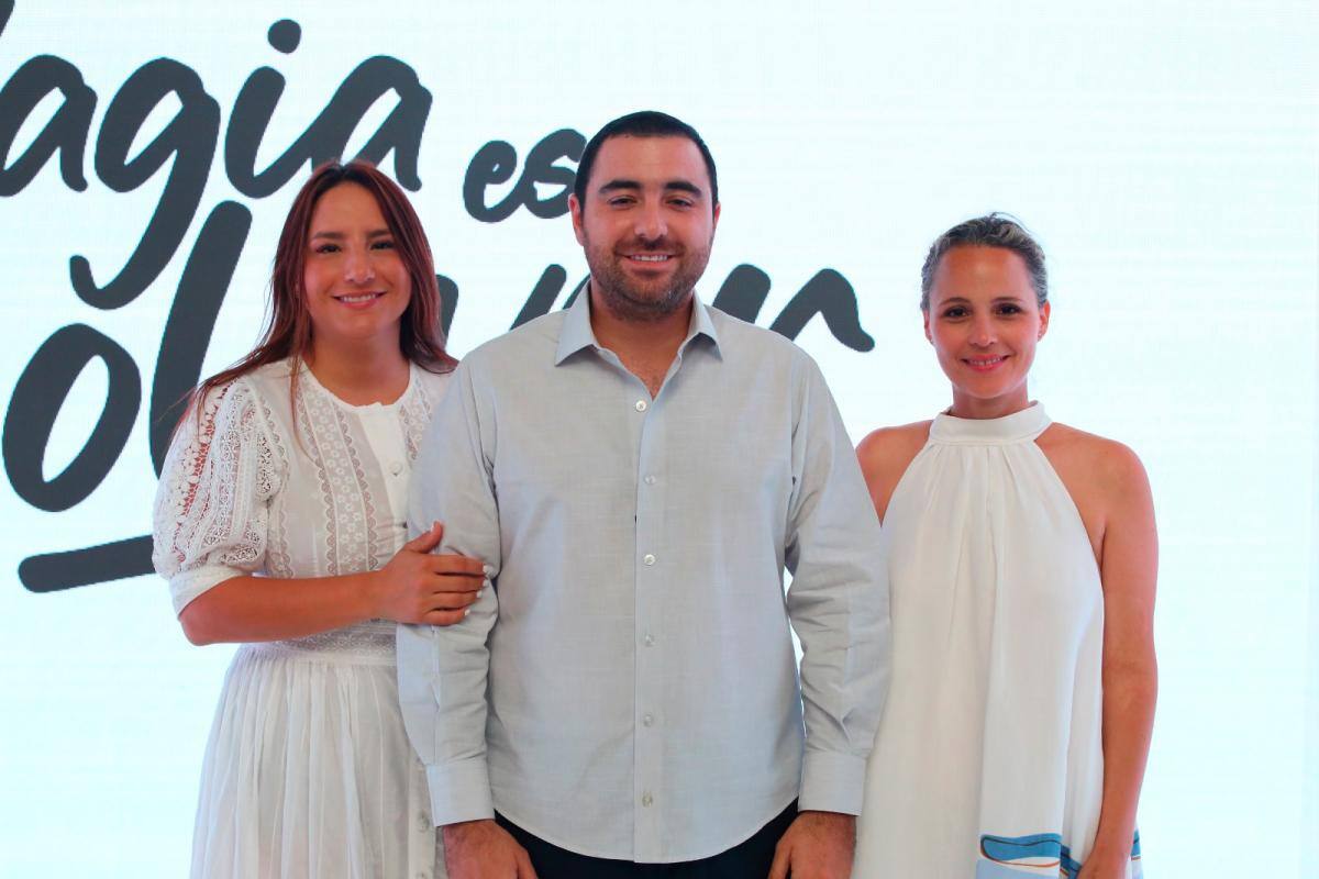 Angélica Salas, Yamil Arana y Lina Rodríguez.