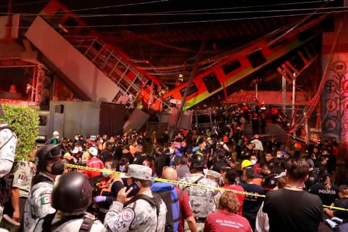 23 muertos y 65 hospitalizados al desplomarse un metro en Ciudad de México