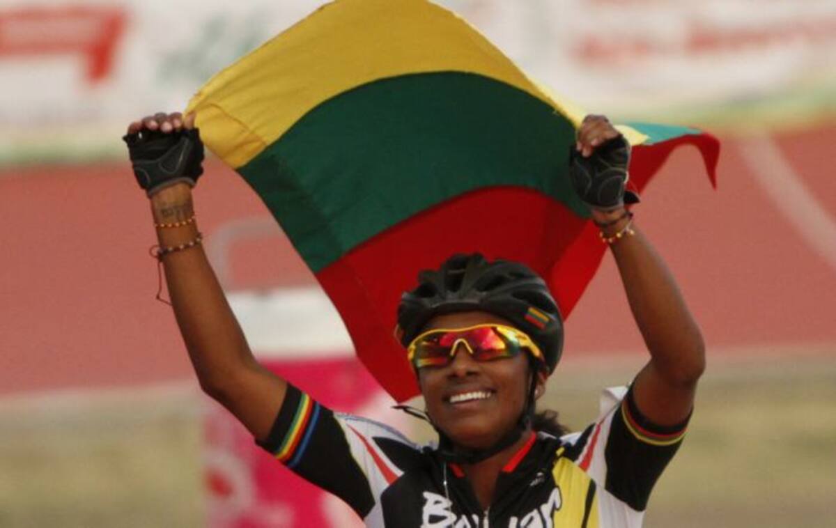 La patinadora Yercy Puello, nominada a Deportista del Año. ARCHIVO