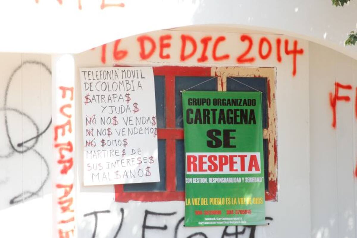 Estos son algunos de los carteles. DANIELA BUELVAS - EL UNIVERSAL