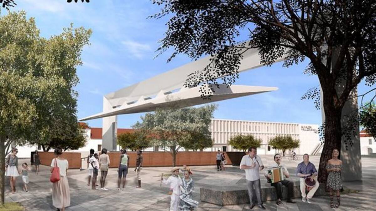 El monumento de la Revolución en marcha permanecerá y debajo de éste será diseñado un espejo de agua. COLPRENSA.